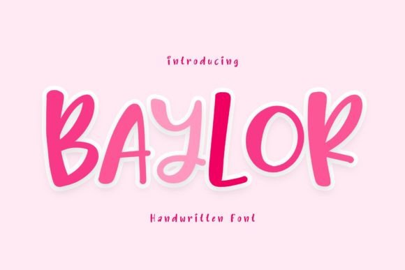 Baylor: A Handwritten Font for Authentic Projects