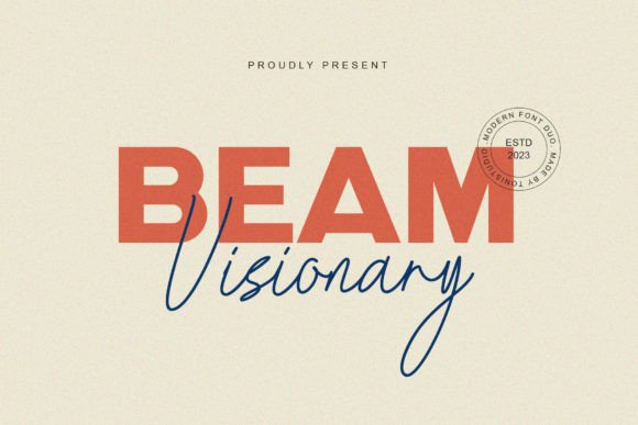 Beam Visionary: The Modern Sans Serif for High-Culture Branding