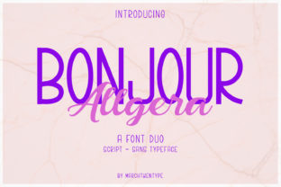 Bonjour Allgera Duo: A Typeface for Elegant Branding