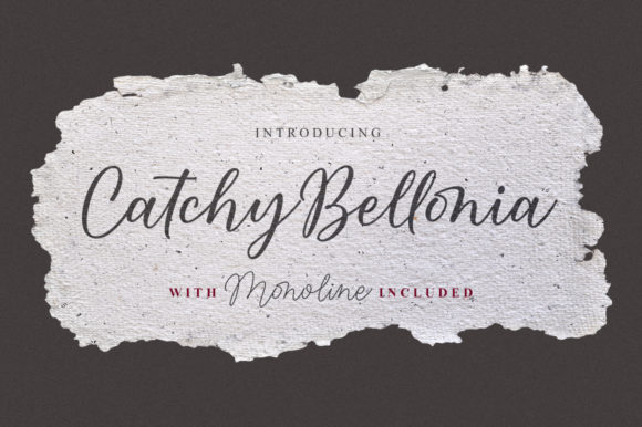 Catchy Bellonia: A Relaxed Script for Modern Designers