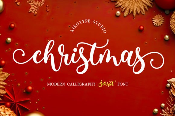 Christmas Script: The Modern Handwritten Font for Elegant Designs