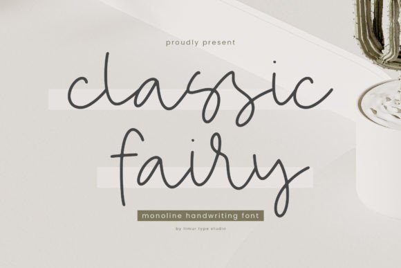 Classic Fairy: A Bold Handwritten Font for Modern Designs