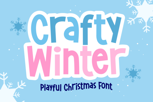 Crafty Winter: A Handwritten Font for Joyful Holiday Projects