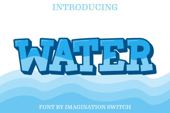 Diving Into Water: A Font That Flows With Creative Purpose