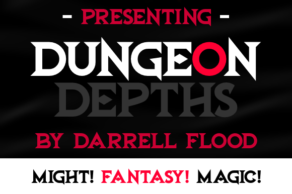 Dungeon Depths: The Sharp, Angular Typeface for Epic Adventures