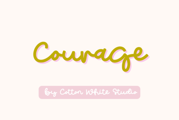 Embracing the Handwritten Charm of Courage