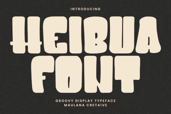 Heibua Groovy Display: A Typeface with Character and Charm