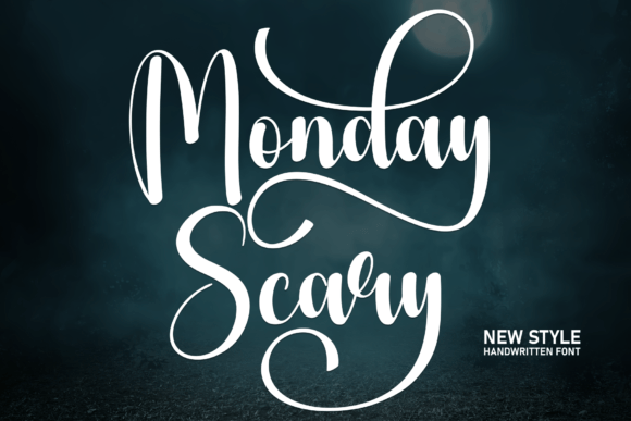 Monday Scary: A Modern Serif for Romantic and Exquisite Designs