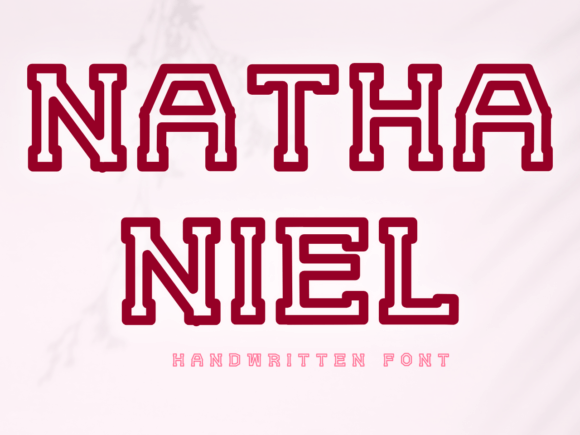 Nathaniel: The Handwritten Font That Gives Your Design Its Own Identity