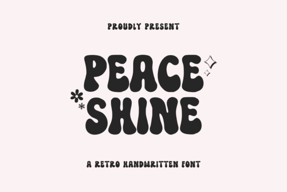 Peace Shine: A Retro Font with Modern Groove