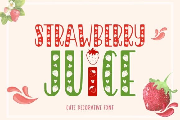 Strawberry Juice: A Sweet Handwritten Font for Creative Projects