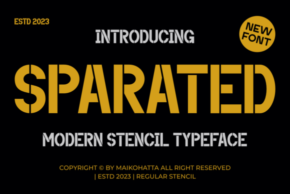 Understanding Sparated: The Bold Font with Strategic Gaps